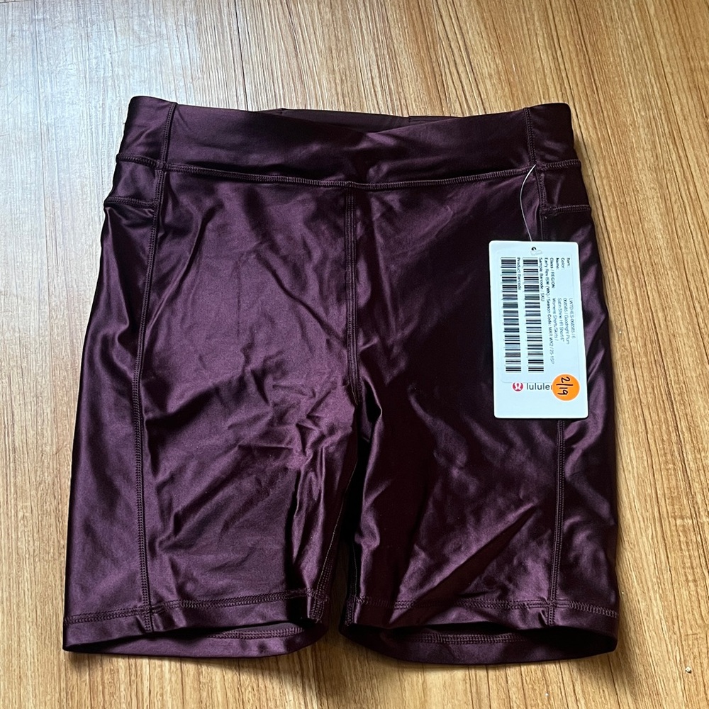 Lululemon purple shorts